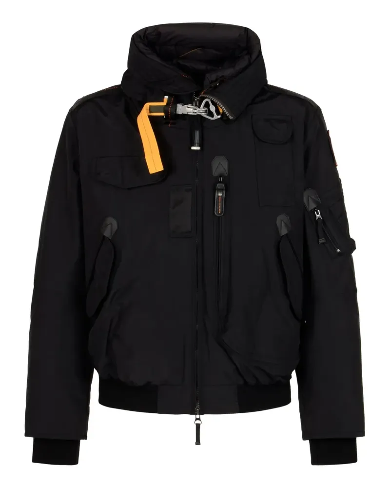 Parajumpers Gefütterte Gobi Kapuzenjacke - Schwarz Schwarz