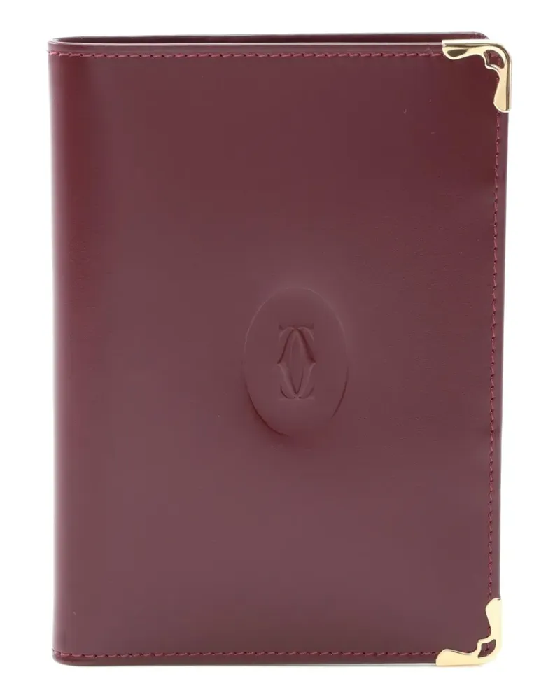 Cartier 2010s Must Line leather card case - Rot Rot