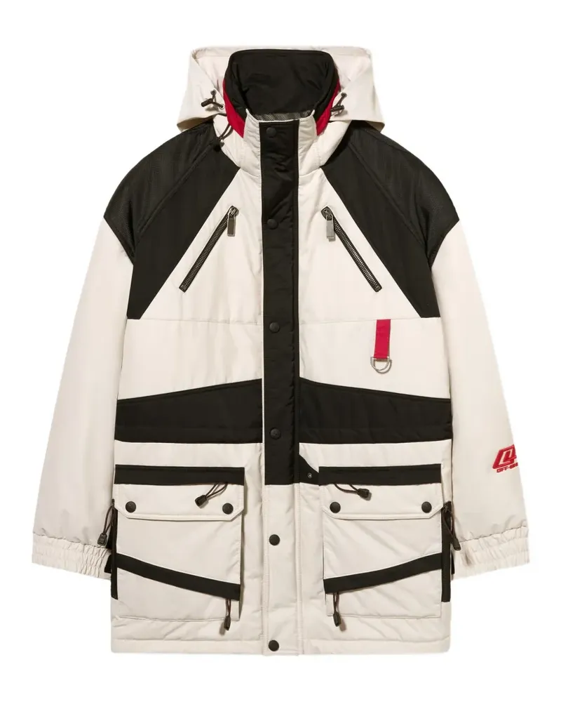 OFF-WHITE multiple-pockets parka - Nude Nude