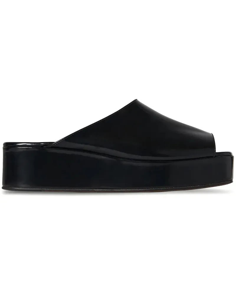 The Row Emi Flatform-Mules - Schwarz Schwarz