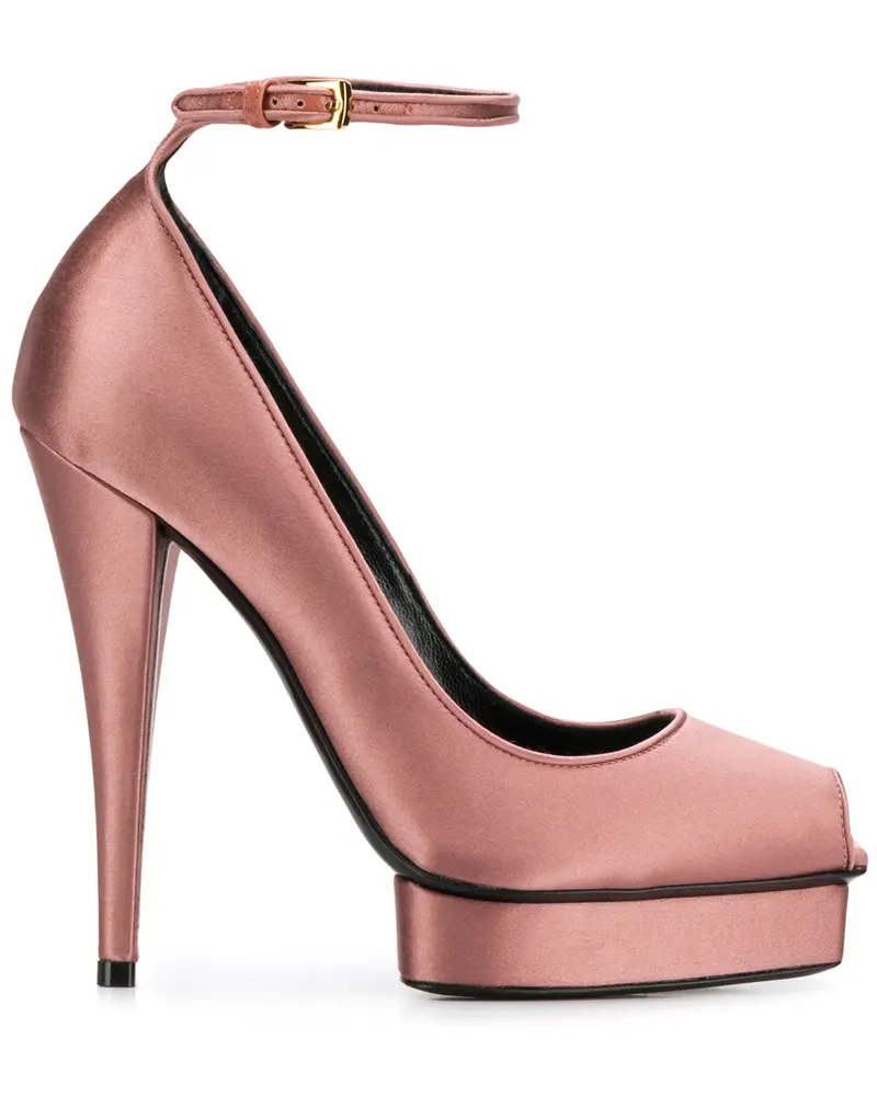 Tom Ford Peeptoe-Sandalen mit Plateau, 130mm - Rosa Rosa