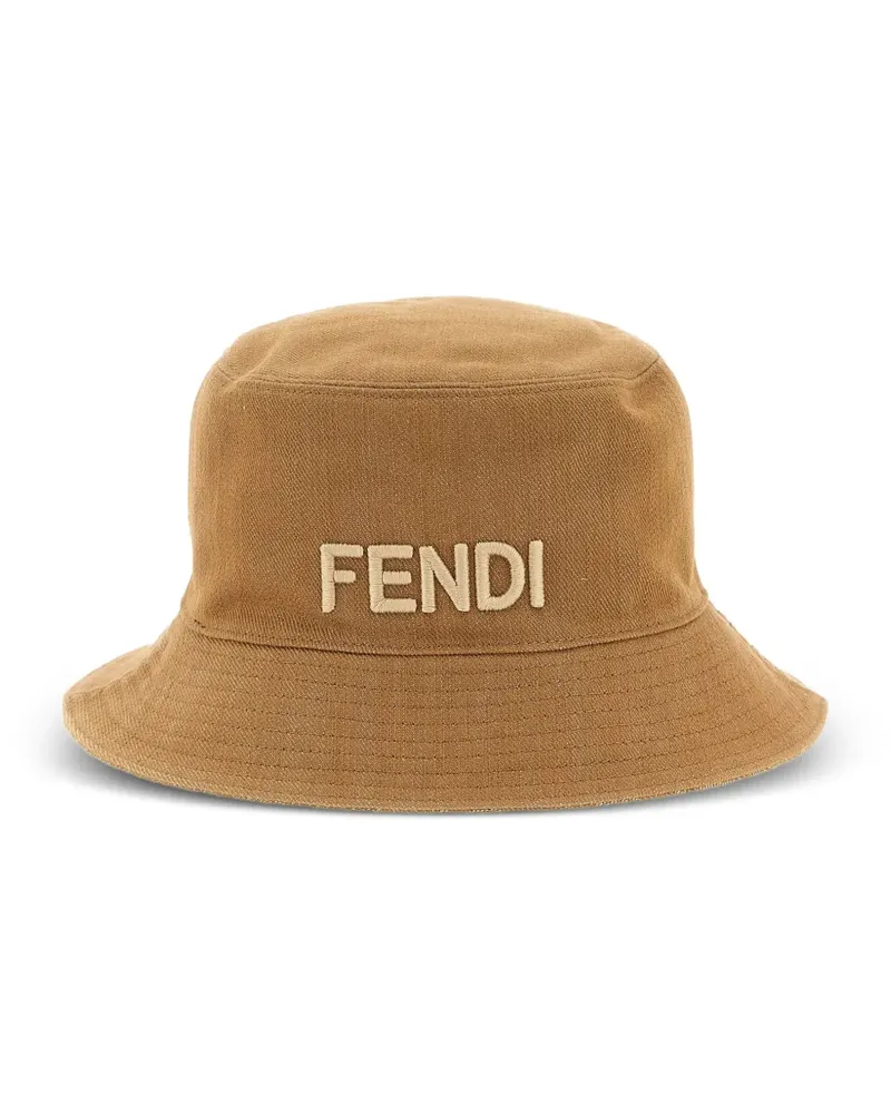 Fendi Wendbarer Fischerhut - Nude Nude