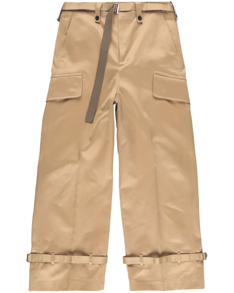Sacai Klassische Cargohose - Nude Nude
