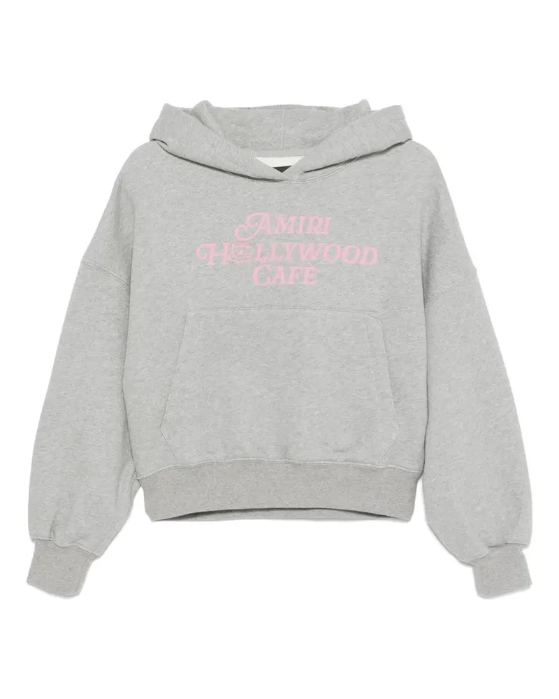 Amiri Hollywood Café Hoodie - Grau Grau