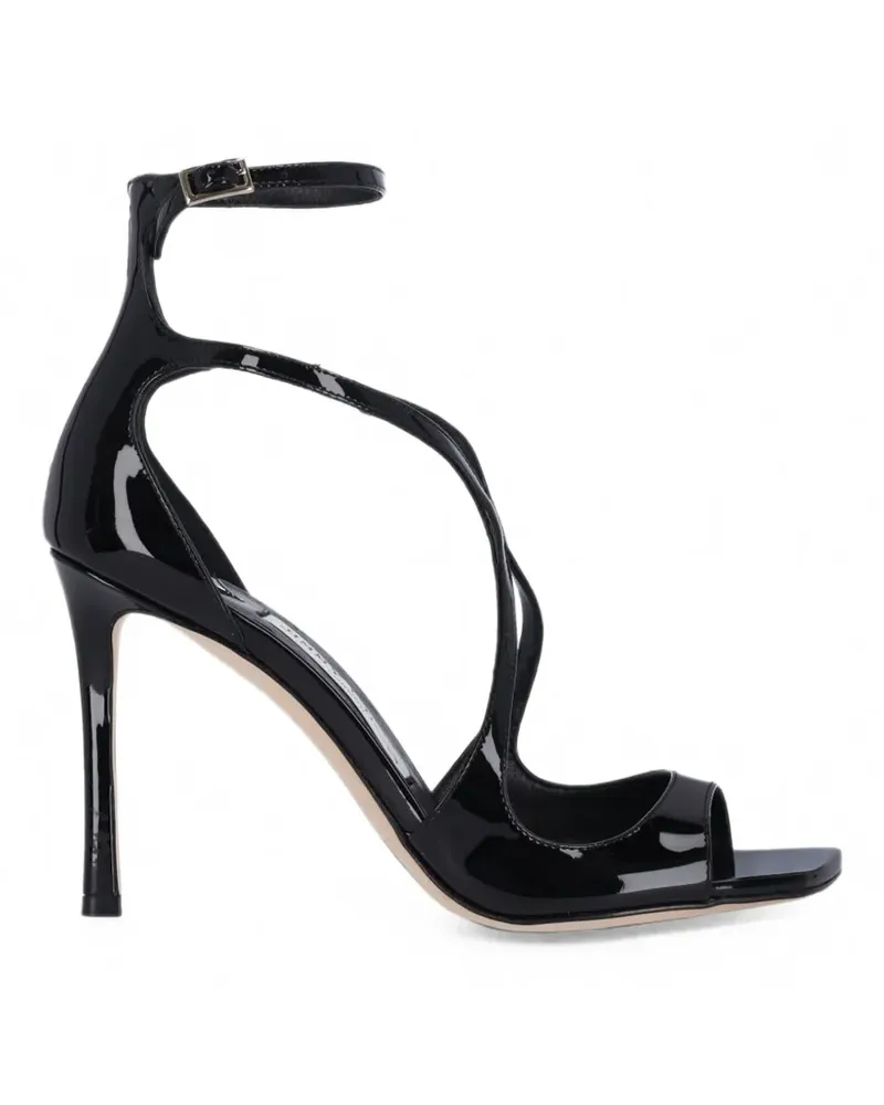 Jimmy Choo Azia Sandalen 95mm - Schwarz Schwarz
