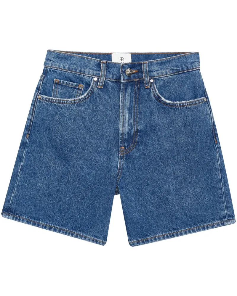 Anine Bing Kat Jeans-Shorts - Blau Blau