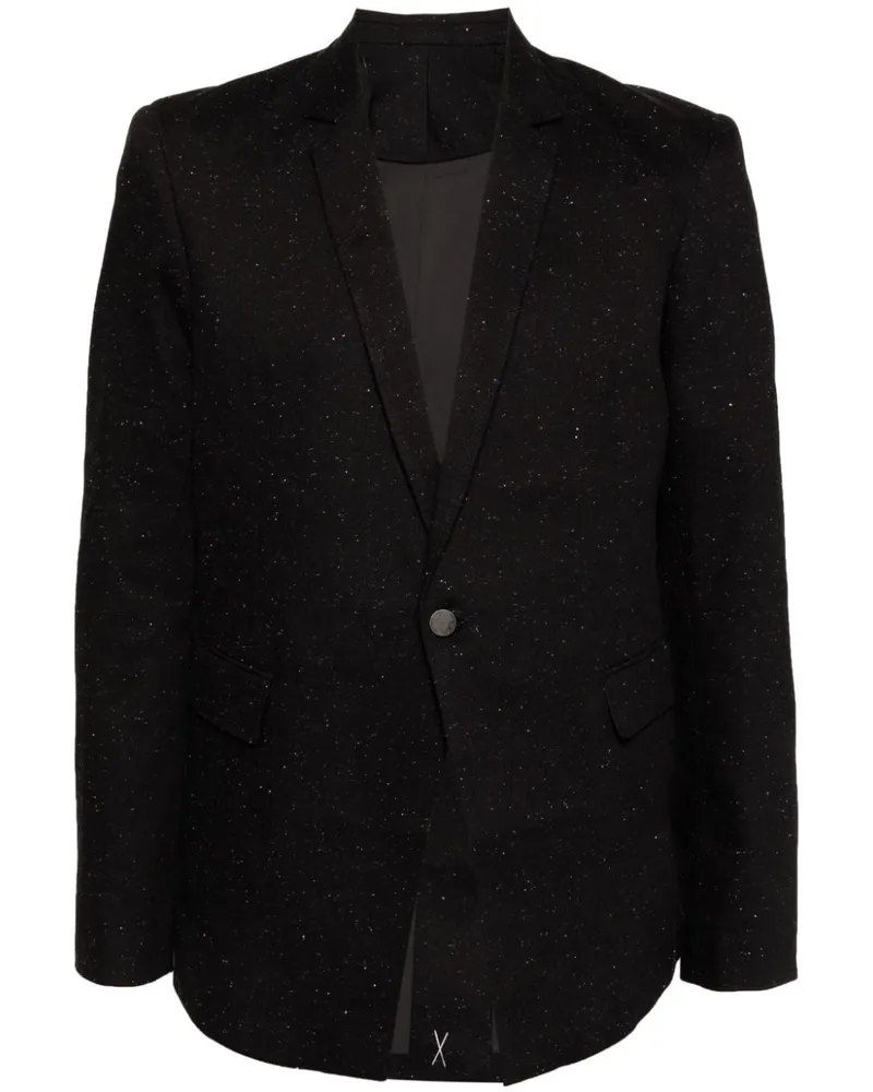 Boris Bidjan Saberi Anzug aus Denim - Schwarz Schwarz