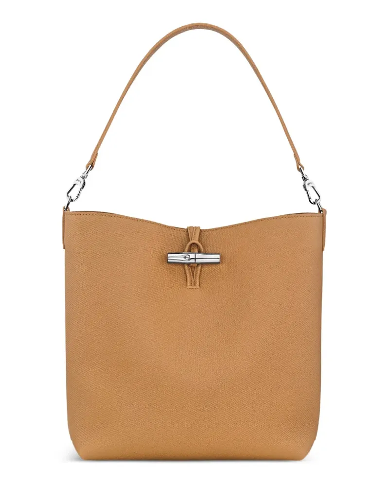 Longchamp Roseau toggle-fastening shoulder bag - Braun Braun