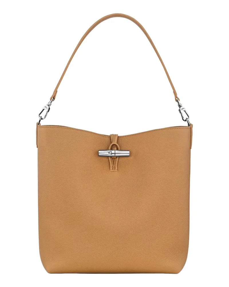 Longchamp Roseau toggle-fastening shoulder bag - Braun Braun