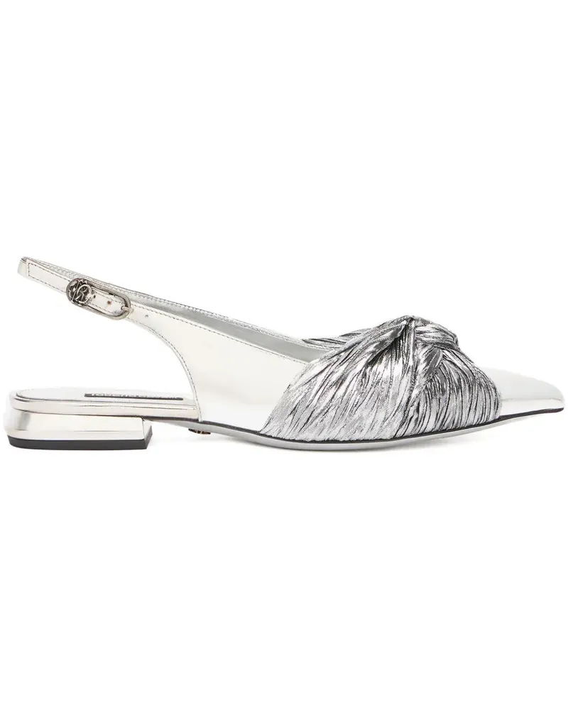 Roberto Cavalli Pumps im Metallic-Look - Silber Silber