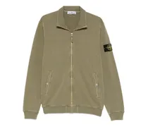 Sweatshirt mit Reißverschlusstaschen - Grün