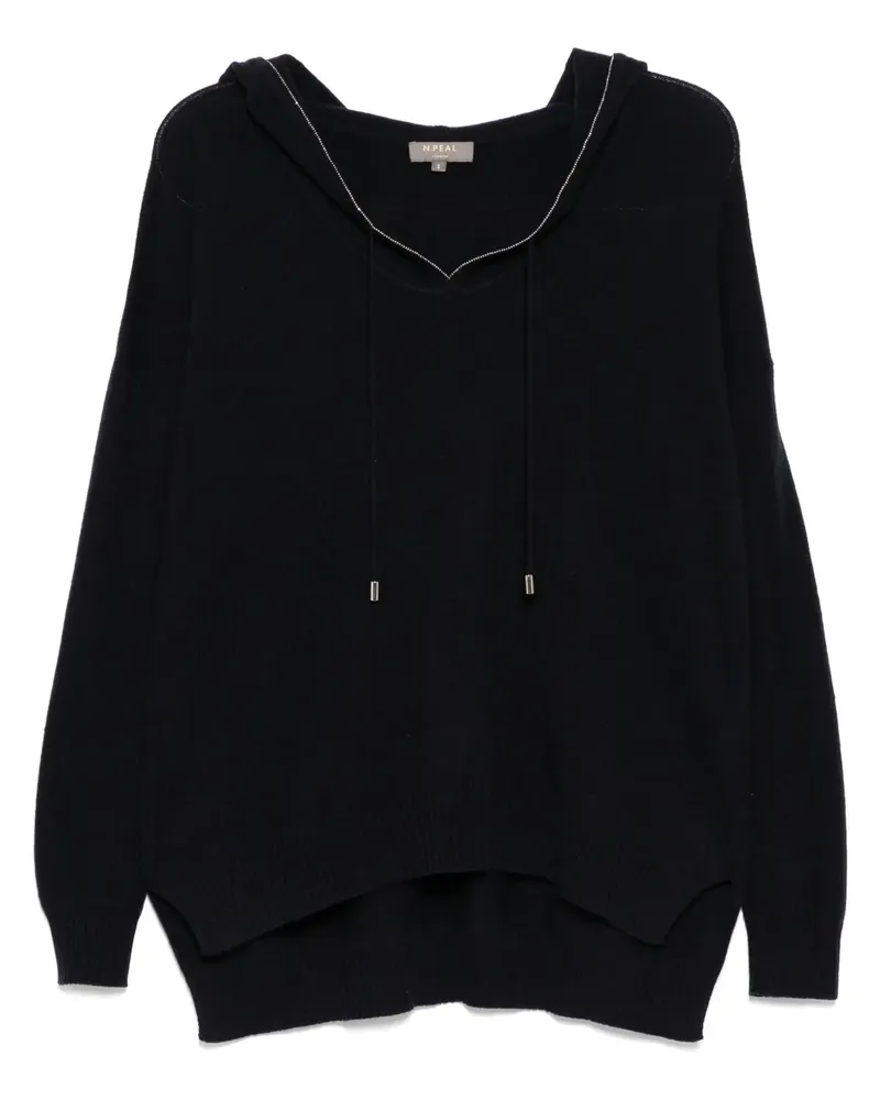 N.Peal Maya Metal Hoodie - Blau Blau