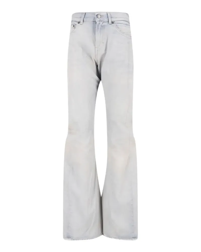 Haikure faded-wash flared jeans - Blau Blau