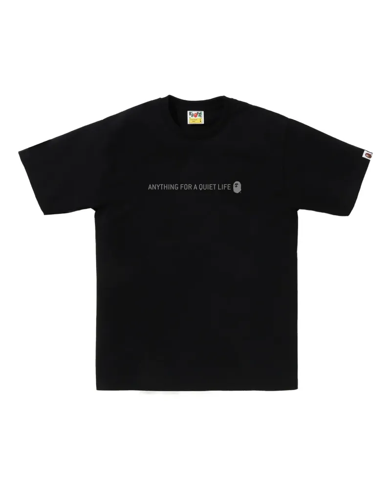 BAPE T-Shirt mit grafischem Print - Schwarz Schwarz