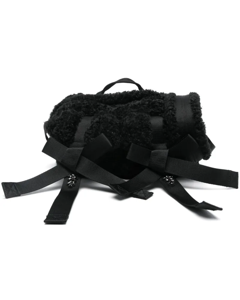 Simone Rocha Classic Bow Umhängetasche - Schwarz Schwarz