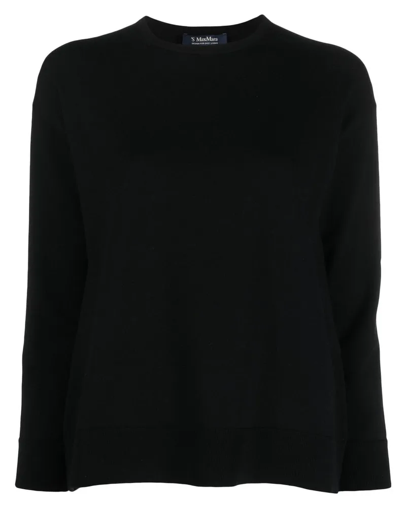Max Mara Max Mara Gestrickter Pullover - Schwarz Schwarz