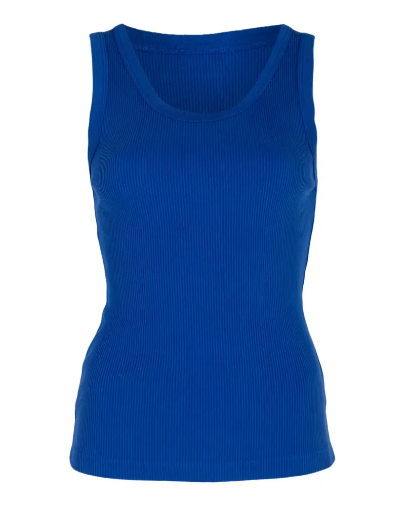 AGOLDE Poppy ribbed tank top - Blau Blau