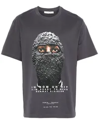 IH NOM UH NIT Future Black Mask T-Shirt Grau