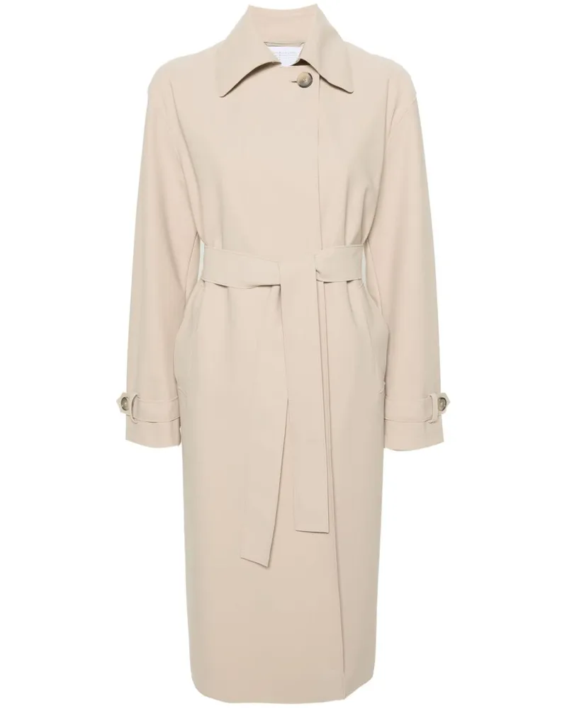 Harris Wharf London Trenchcoat mit Gürtel - Nude Nude
