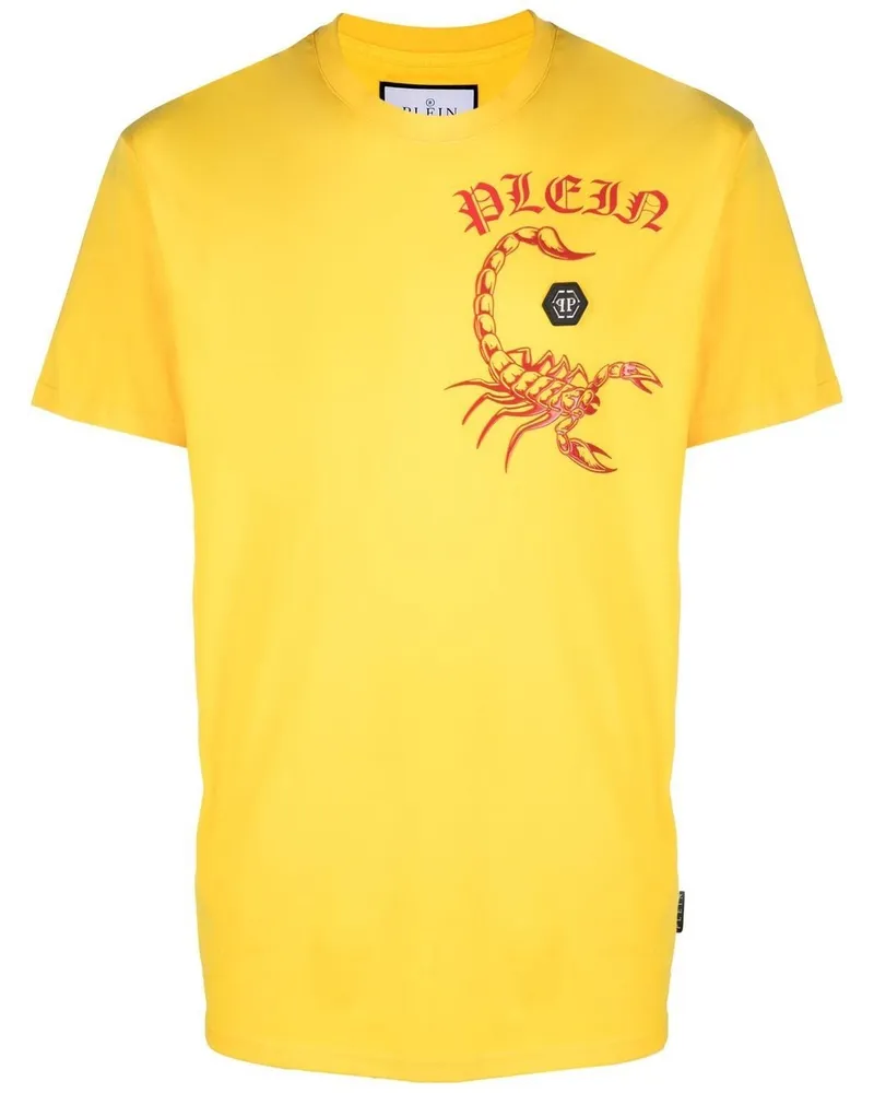 Philipp Plein T-Shirt mit Logo-Print - Gelb Gelb