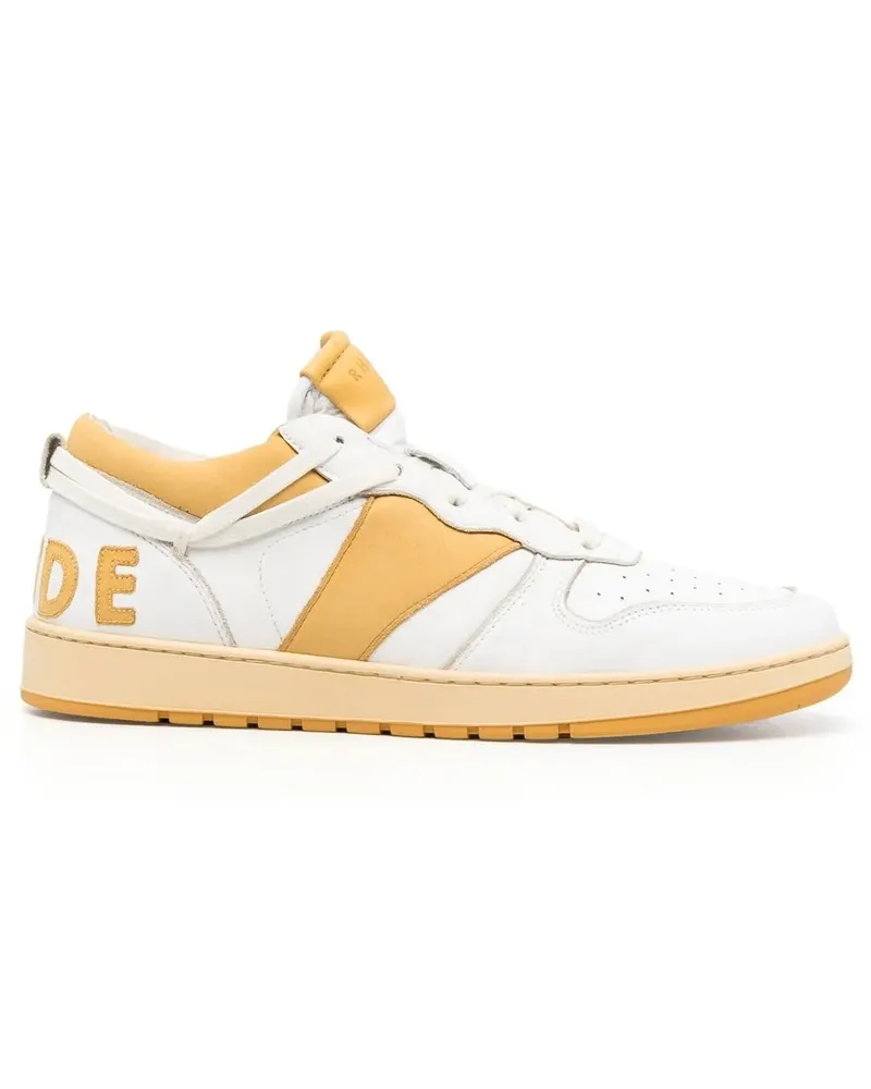 RHUDE Sneakers in Colour-Block-Optik - Weiß Weiß