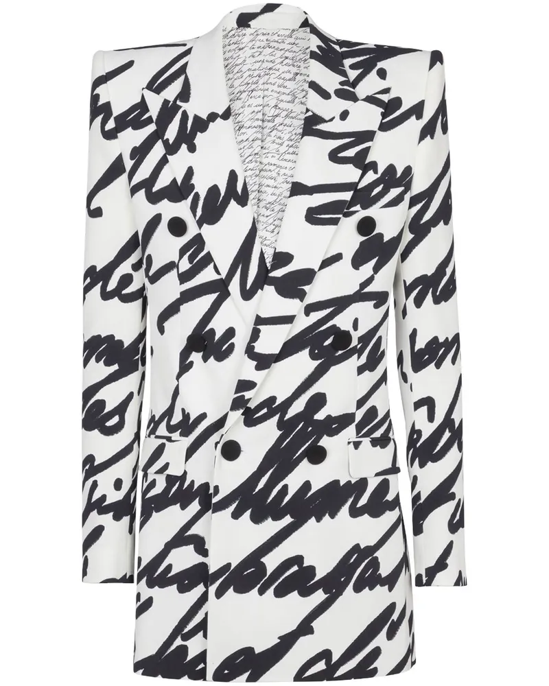 Balmain Big Love Blazer - Weiß Weiß