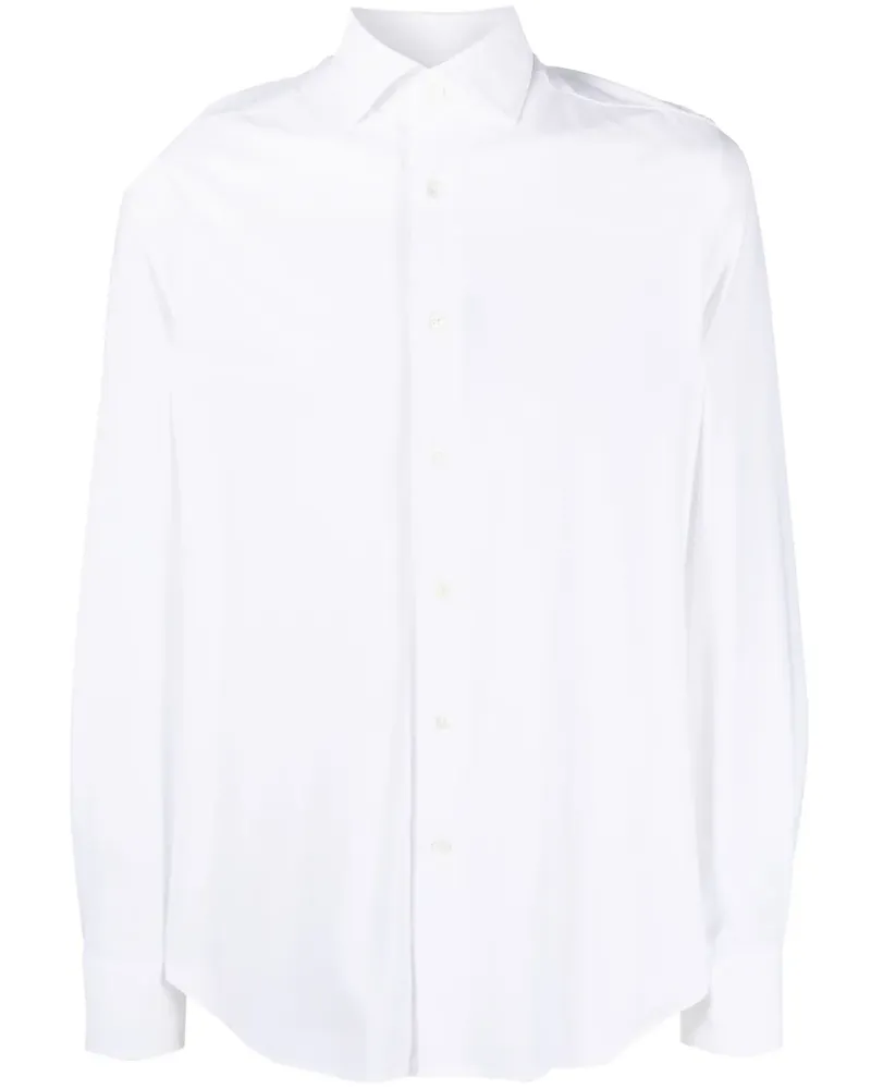 Corneliani Klassisches Hemd - Weiß Weiß