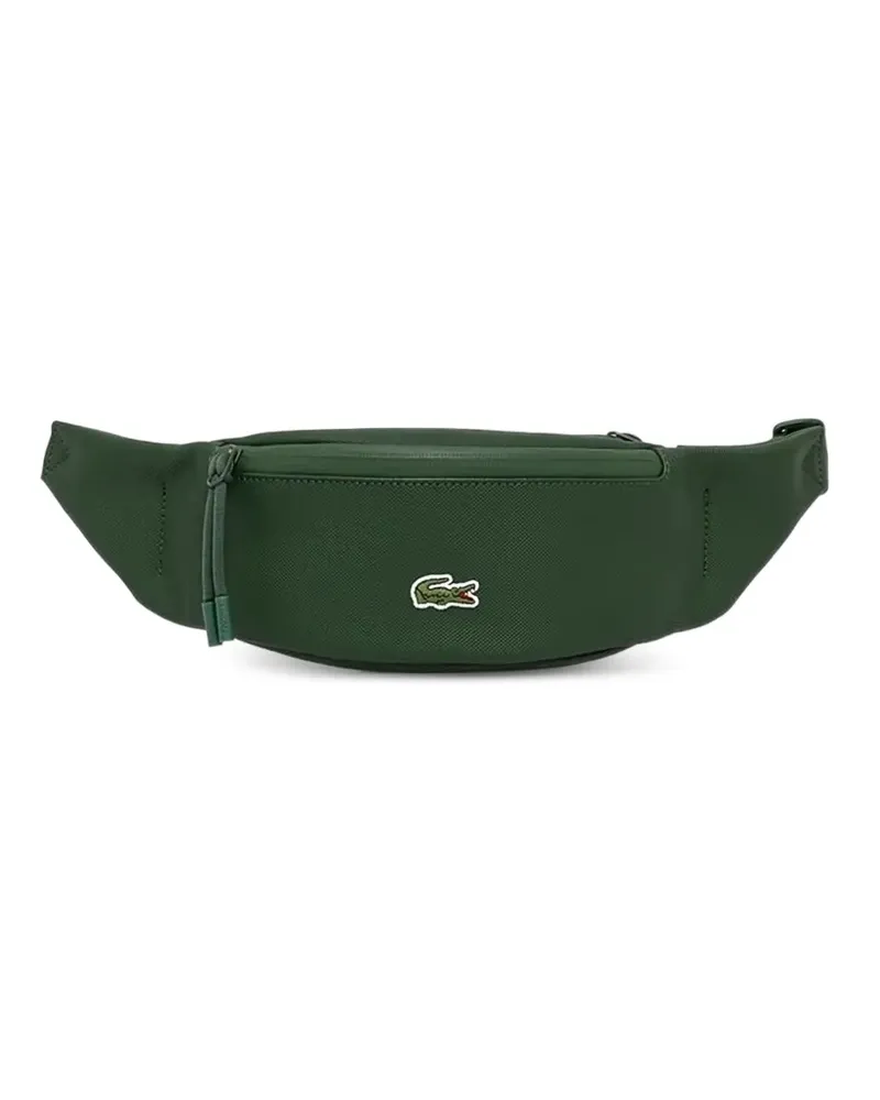 Lacoste LCST Gürteltasche mit Kroko-Effekt - Grün Grün