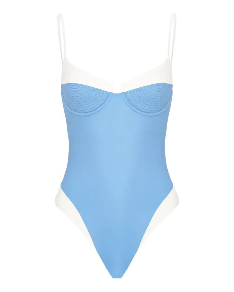 Noire Swimwear Celine swimsuit - Blau Blau