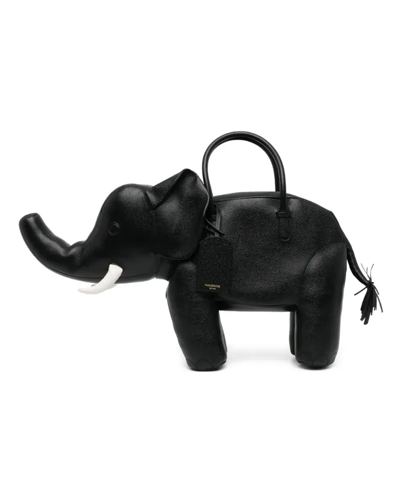 Thom Browne elephant top handle tote bag - Schwarz Schwarz