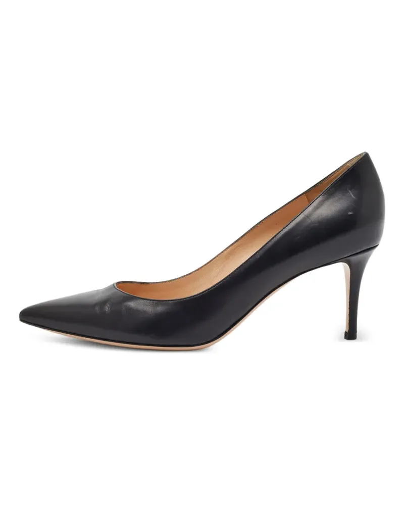 Gianvito Rossi Pumps mit spitzer Kappe - Schwarz Schwarz