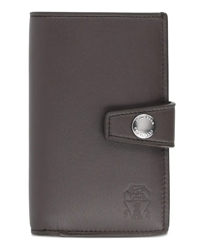 Brunello Cucinelli logo-embossed wallet - Braun Braun