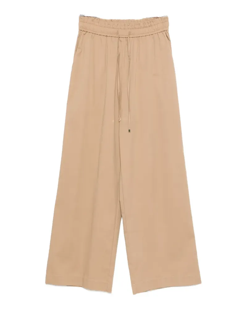 Clips elasticatd-waist trousers - Nude Nude