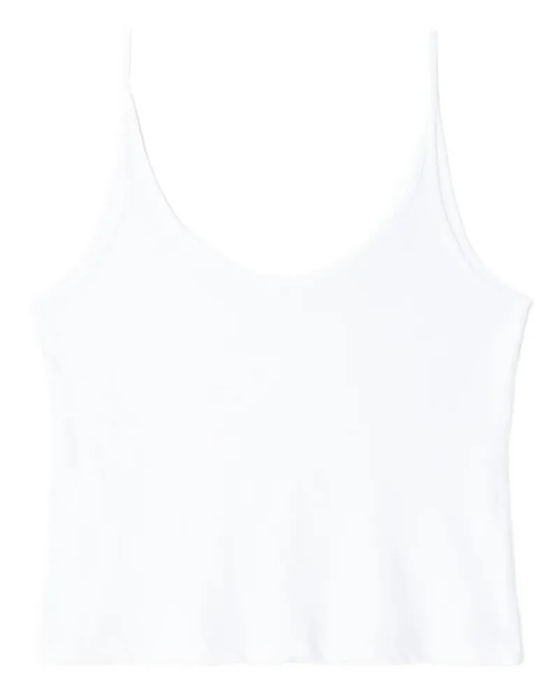 RE/DONE Transparentes Hanes T-Shirt - Weiß Weiß