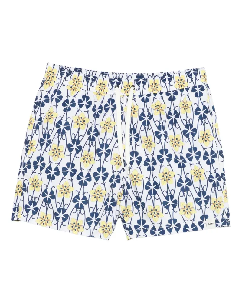 Altea floral-print swim shorts - Weiß Weiß