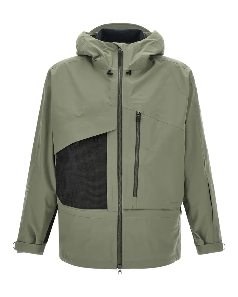 Snow Peak Sympatex® Kapuzenjacke - Grün Grün