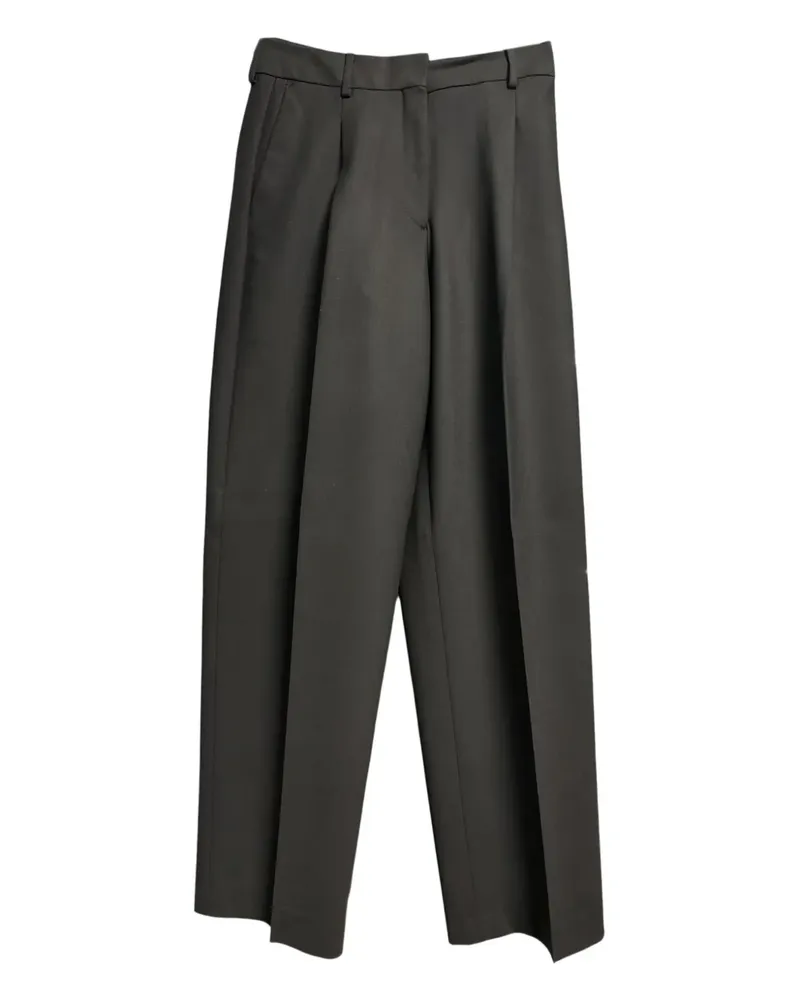 Selected pleated trousers - Schwarz Schwarz