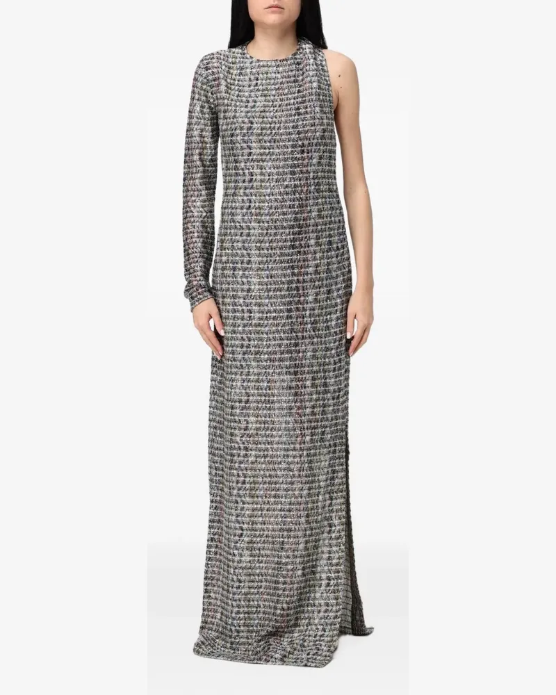 Missoni One-Shoulder-Maxikleid mit Pailletten - Grau Grau