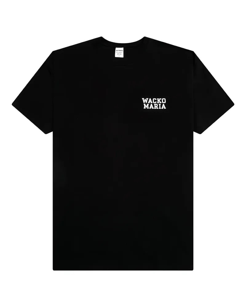 Wacko Maria T-Shirt mit Logo-Print - Schwarz Schwarz