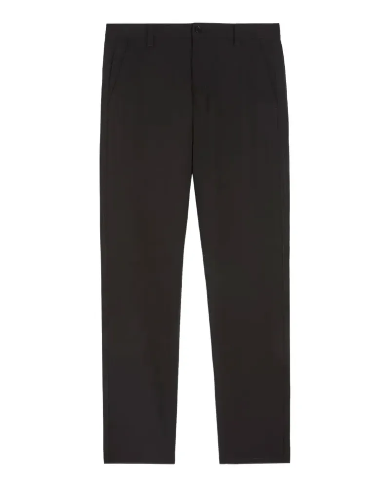 ASPESI Comfort Techno straight-leg chino trousers - Schwarz Schwarz