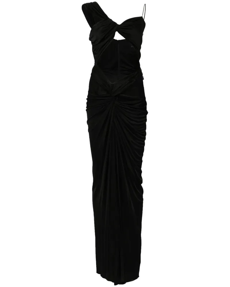 COSTARELLOS Abendkleid mit Glanzoptik - Schwarz Schwarz