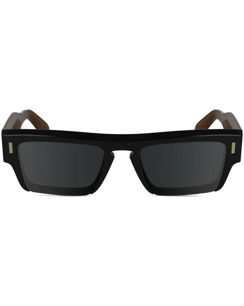 Calvin Klein Sonnenbrille mit eckigem Gestell - Schwarz Schwarz