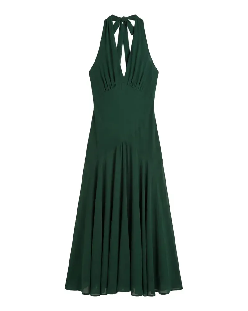 Reformation Briony Midikleid - Grün Grün