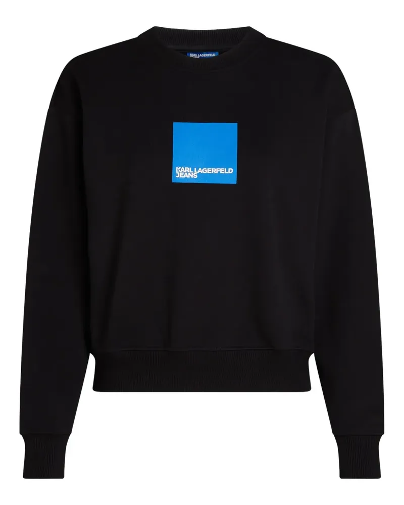 Karl Lagerfeld Sweatshirt mit Logo - Schwarz Schwarz