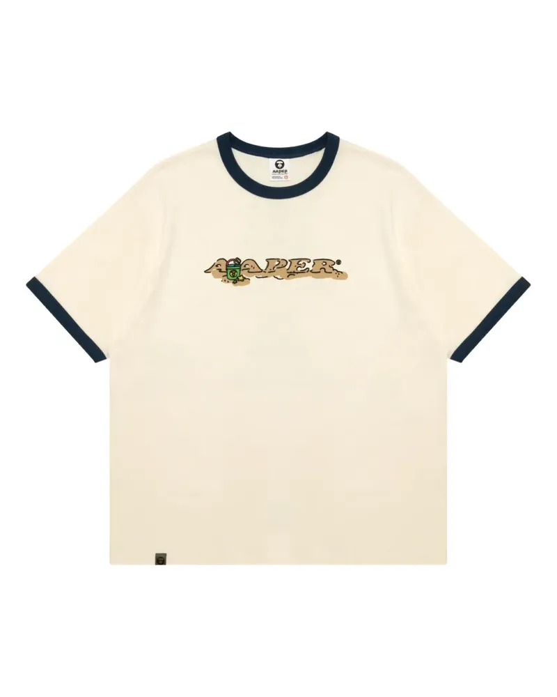 BAPE T-Shirt mit grafischem Print - Nude Nude