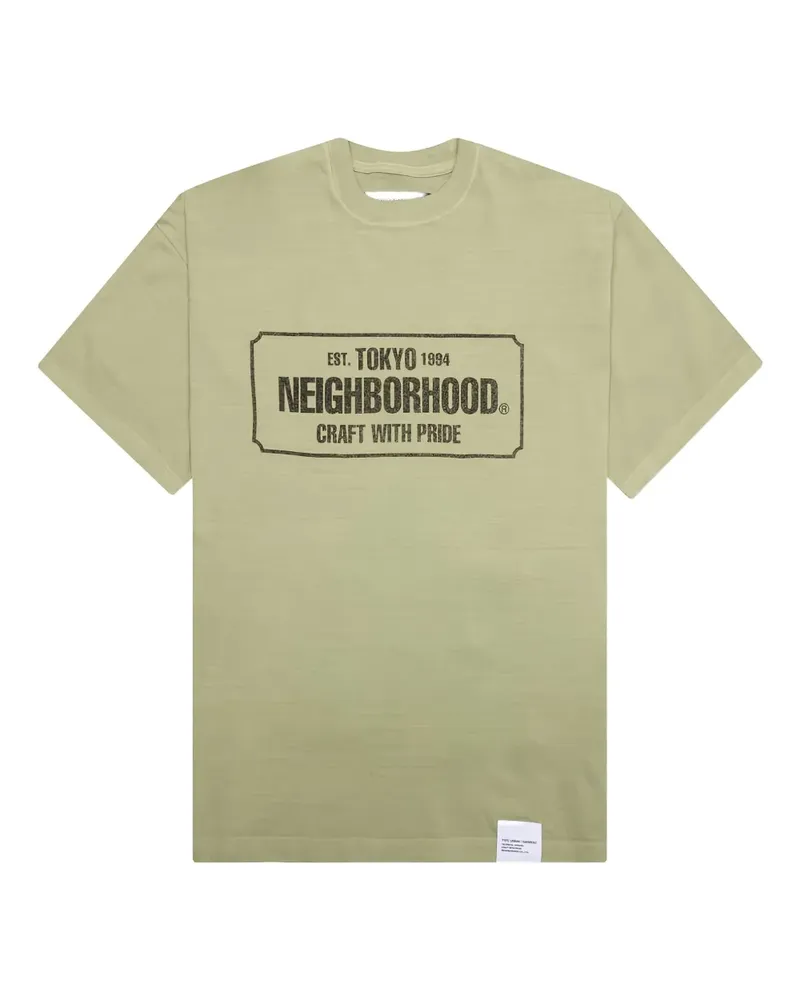 Neighborhood Sulphur Dye T-Shirt mit rundem Ausschnitt - Nude Nude