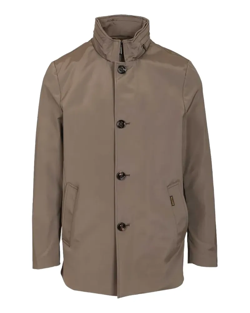 MOORER Borromini buttoned stand-collar jacket - Nude Nude