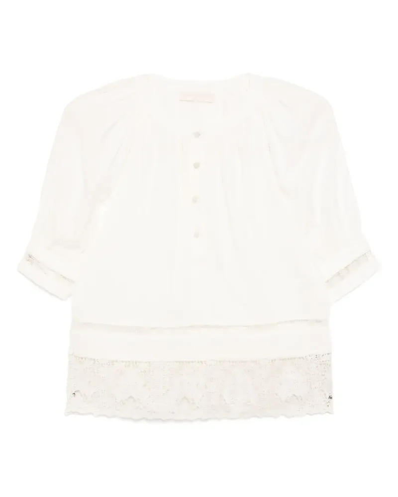 Ulla Johnson FAYE Bluse - Weiß Weiß