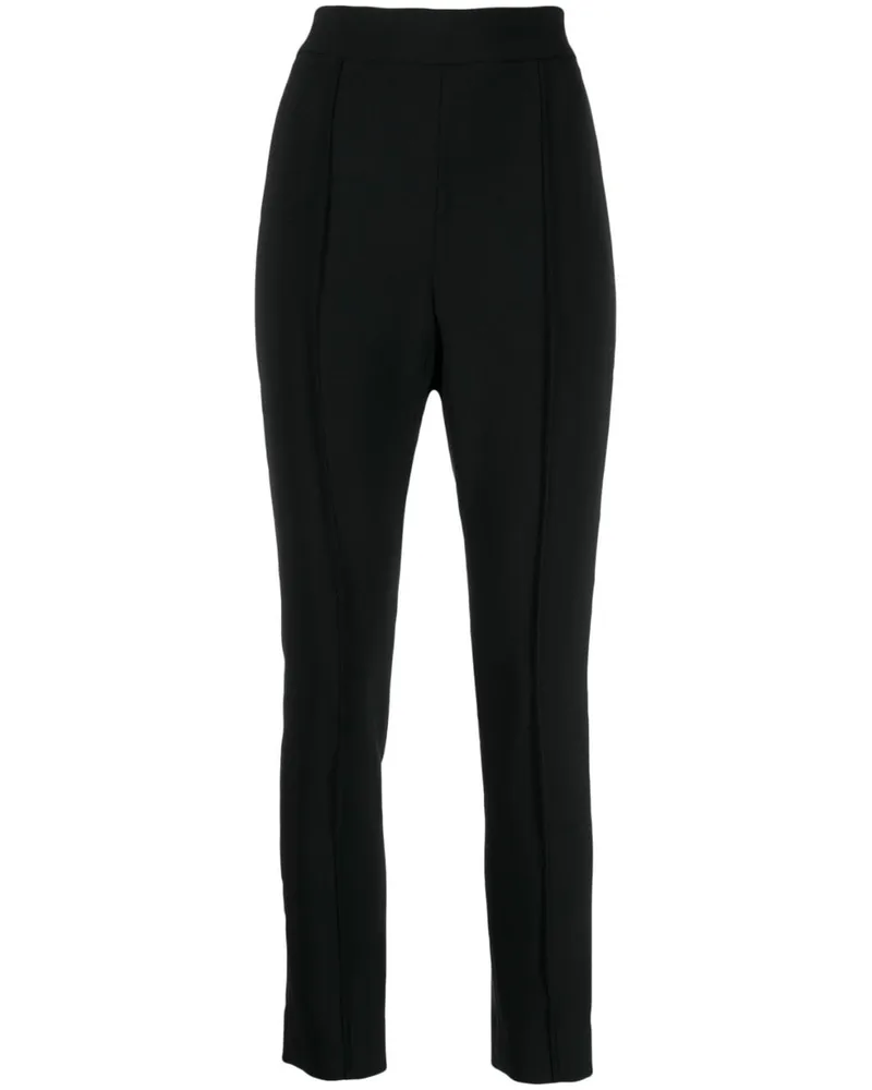 Carolina Herrera New York Cropped-Hose mit hohem Bund - Schwarz Schwarz