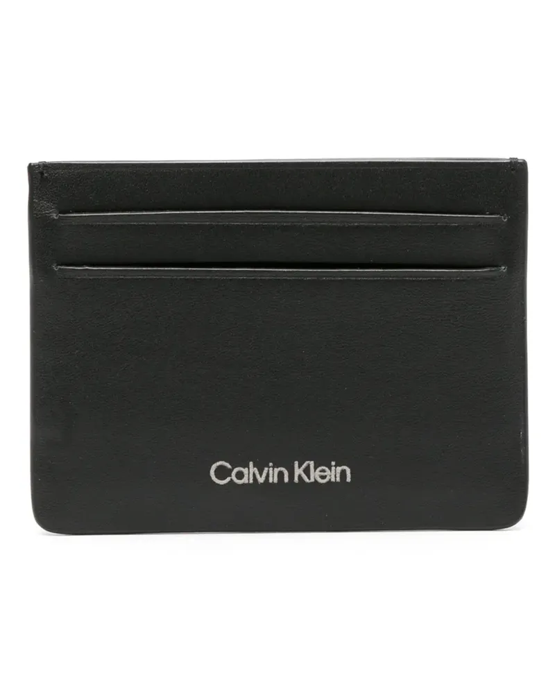 Calvin Klein Kartenetui mit Logo-Stempel - Schwarz Schwarz